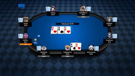 Jugar Poker Online en 888 Poker .